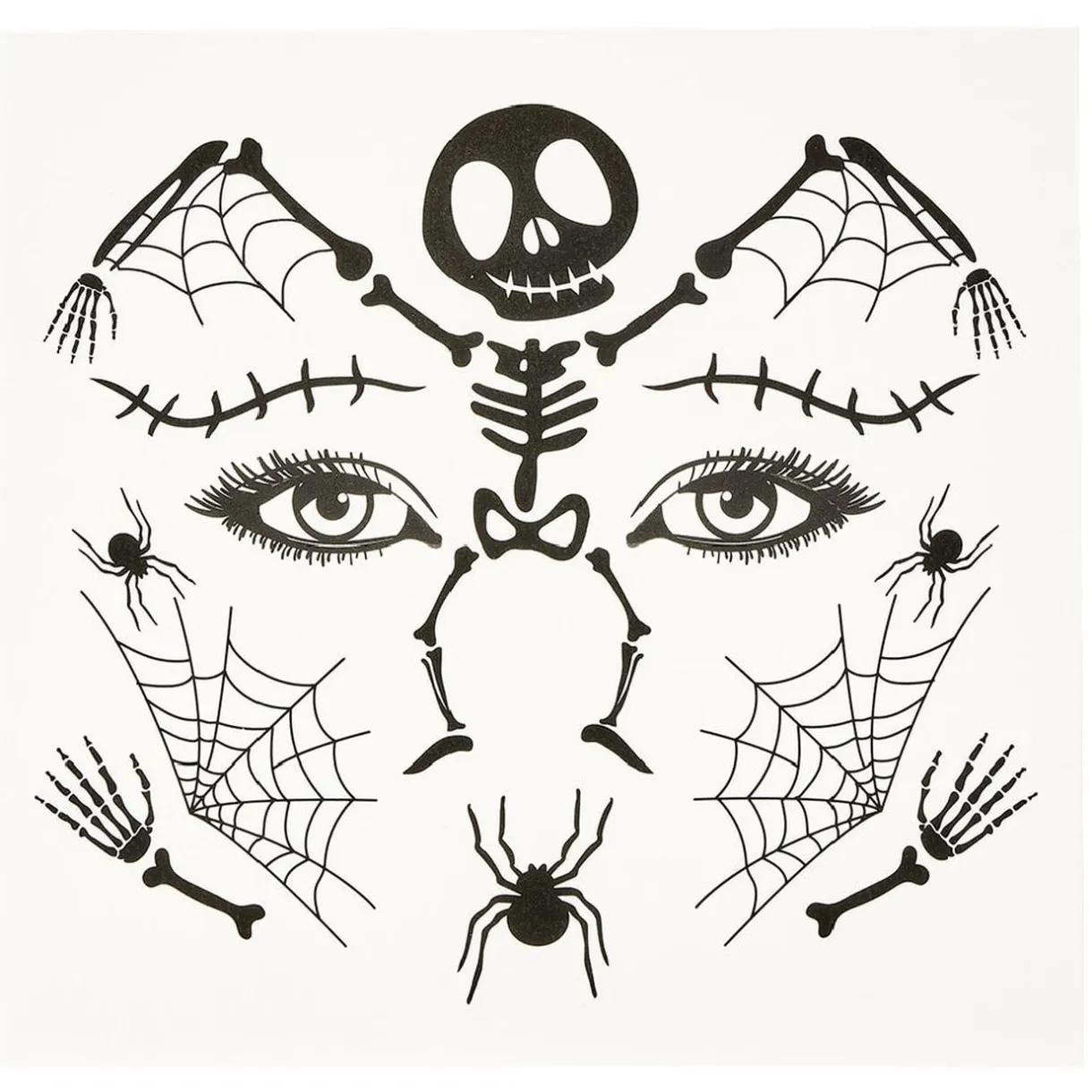 Tatouage éphémère visage enfant Halloween (2 modèles) < Gifi New