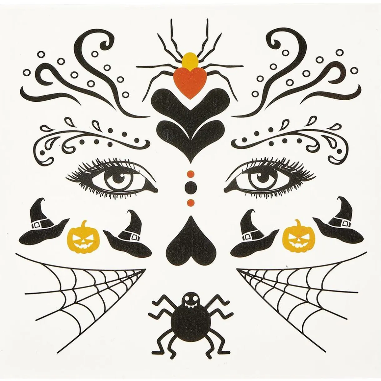 Tatouage éphémère visage enfant Halloween (2 modèles) < Gifi New