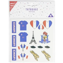 Tatouage temporaire équipe de France < Gifi