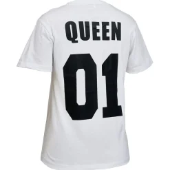 Tee shirt blanc imprimé Queen femme S/M/L
