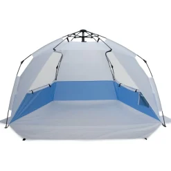 Tente de plage pop-up fibre de verre et polyester bleu 220x150xH144cm < Gifi Hot