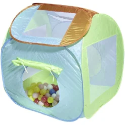 Tente pop-up avec 100 balles 80x80xH100cm