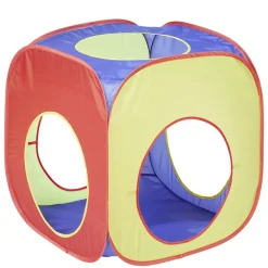 Tente tunnel enfant tricolore avec sac de transport L300cm < Gifi Best