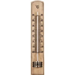 Thermomètre en bois L20cm < Gifi