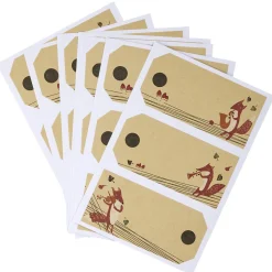 Étiquette cadeau autocollante x3