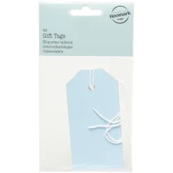 Étiquette cadeau aux couleurs pastel x4