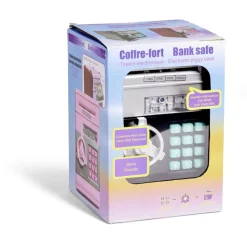 Tirelire coffre-fort 13,5x13,5xH19,5cm < Gifi Discount