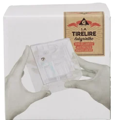 Tirelire design labyrinthe transparente < Gifi New