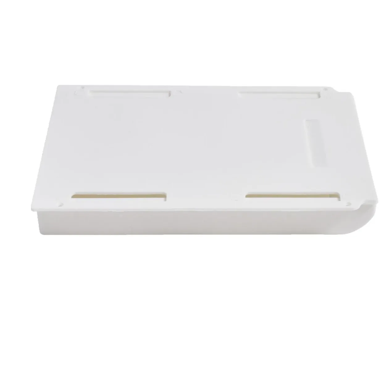 Tiroir de rangement adhésif blanc 22x15x3,5cm