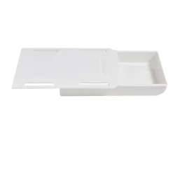 Tiroir de rangement adhésif blanc 22x15x3,5cm