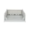 Tiroir de rangement superposable pliant gris 43x33,5x14cm Taille S
