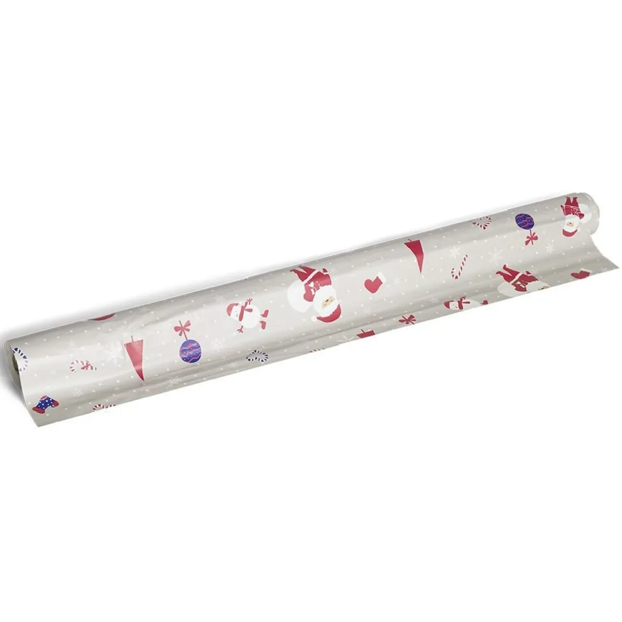 Toile cirée au mètre 140cm Père Noël rouge et gris < Gifi