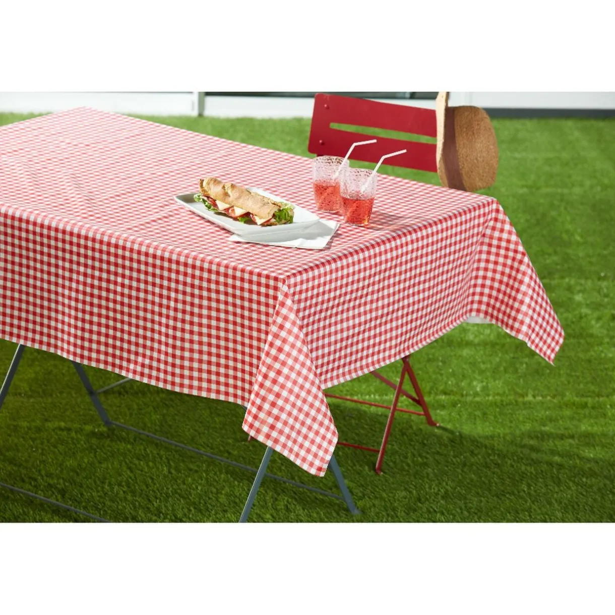 Toile cirée au mètre imprimé vichy < Gifi Hot