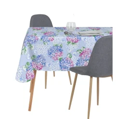 Toile cirée Hortensia fleurie bleue l140cm < Gifi Clearance