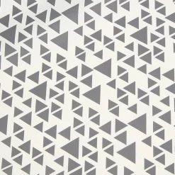 Toile cirée imprimé gris anthracite