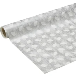 Toile cirée motif relief gris blanc 140 cm < Gifi New