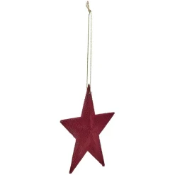 Étoile de Noël en velours