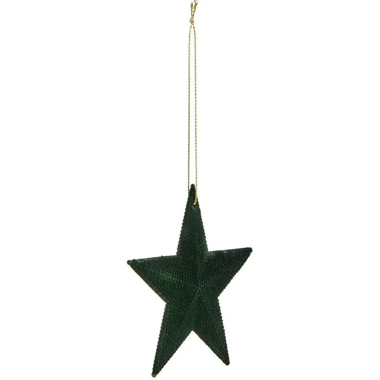 Étoile de Noël en velours