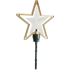 Étoile de sapin animée LED blanc 31,5x7xH54,5cm < Gifi Outlet
