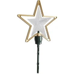 Étoile de sapin animée LED blanc 31,5x7xH54,5cm < Gifi Outlet