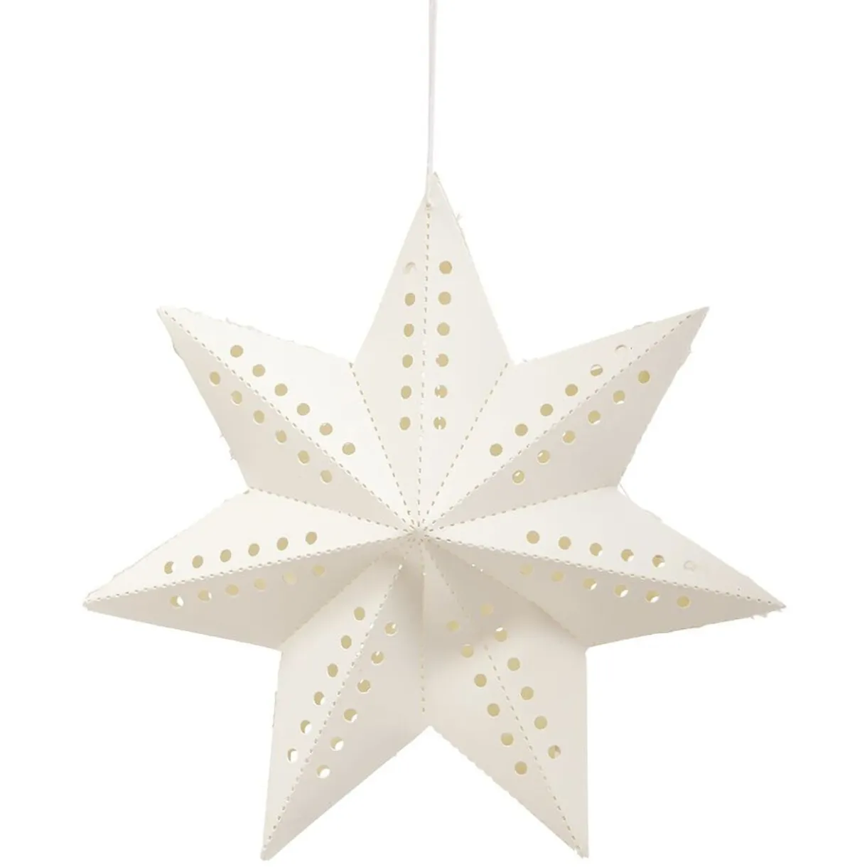 Étoile origami à suspendre blanc ø19 cm < Gifi Sale