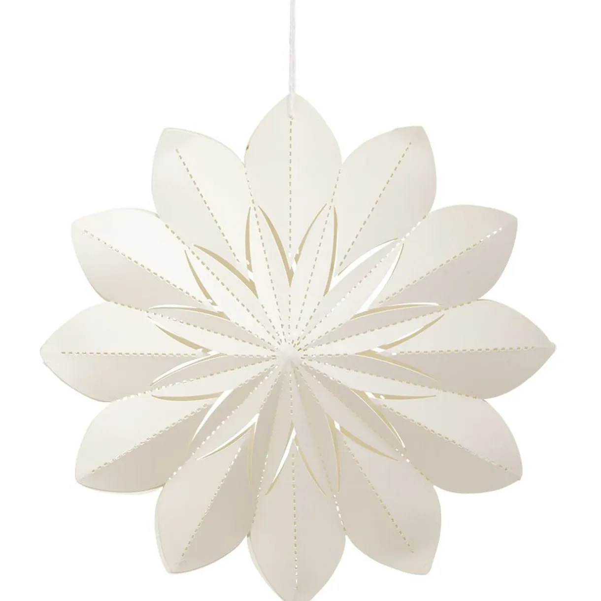 Étoile origami à suspendre blanc ø19 cm < Gifi Sale