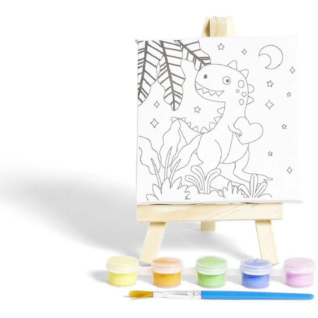 Toile à peindre avec accessoires inclus 15,5x10cm < Gifi Clearance