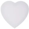 Toile à peindre forme coeur blanc 30x30cm < Gifi Online