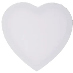 Toile à peindre forme coeur blanc 30x30cm < Gifi Online