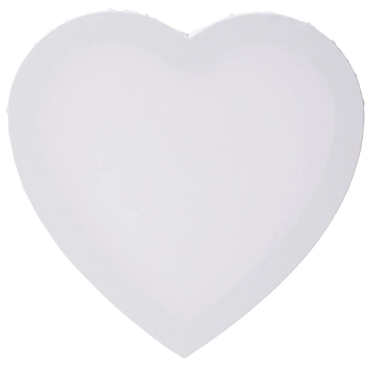 Toile à peindre forme coeur blanc 30x30cm < Gifi Online