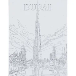 Toile à peindre à numéro motif ville 30x40cm (5 modèles) < Gifi Hot