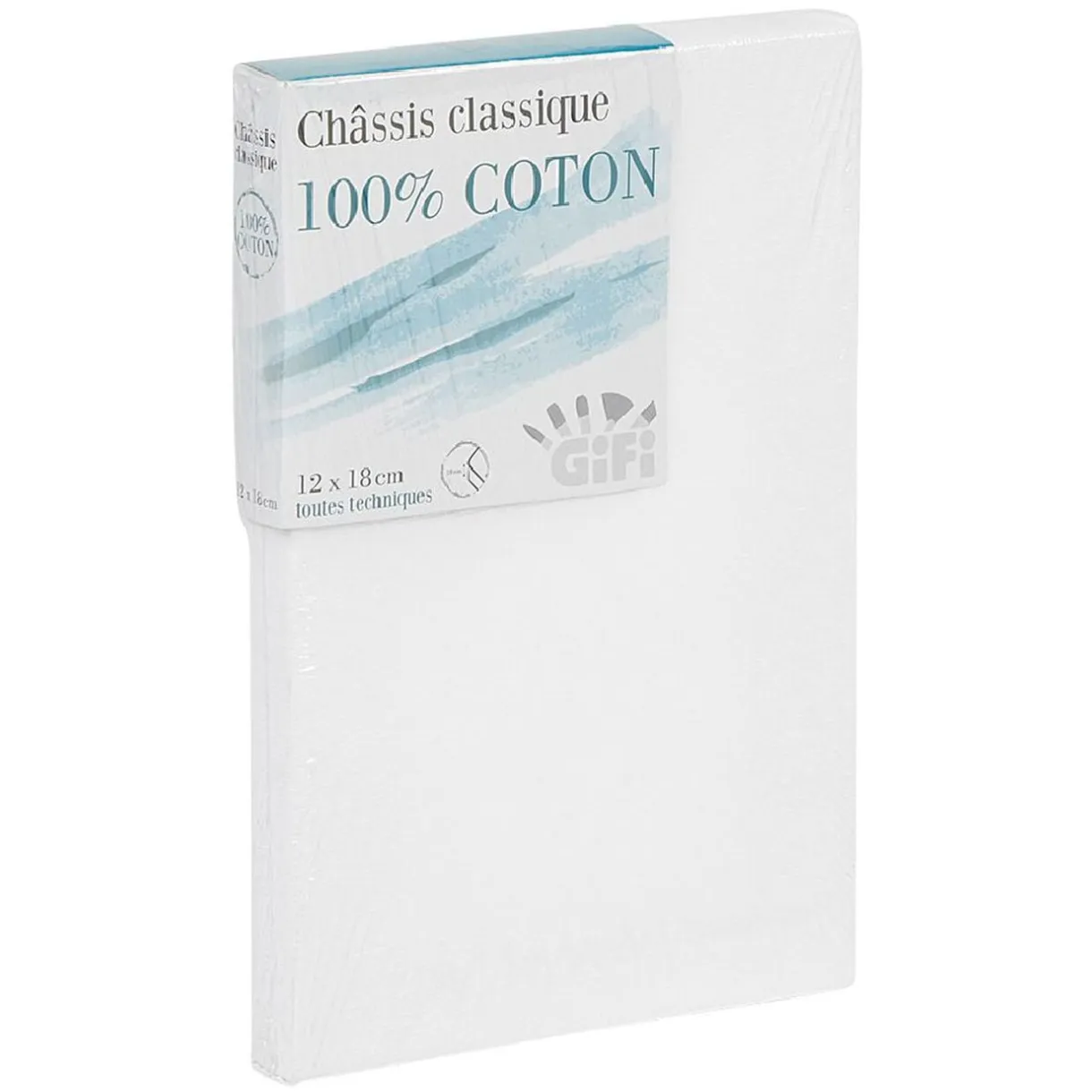 Toile à peindre sur châssis 12 x 18 cm < Gifi Discount