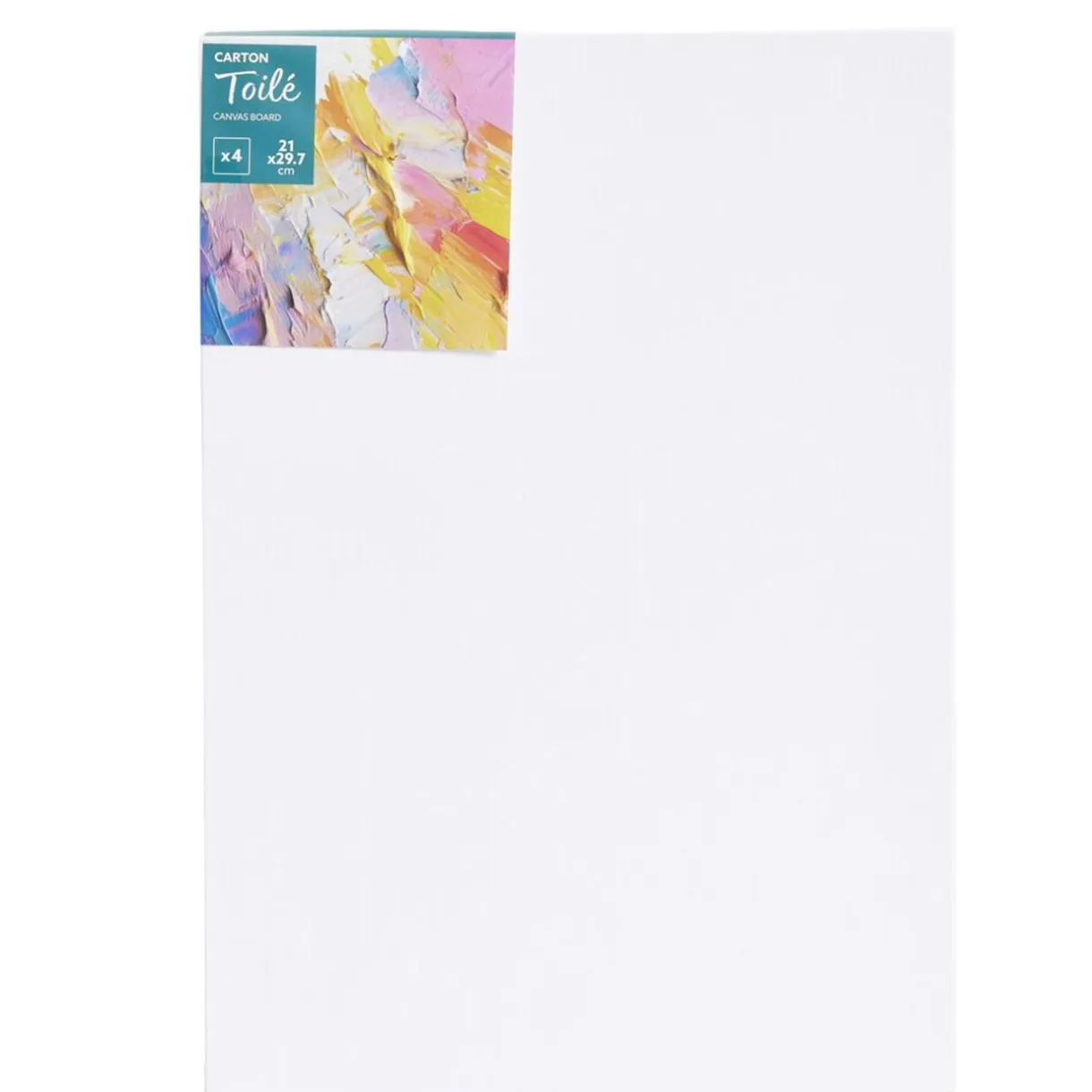 Toile à peindre x4 coton sur châssis en bois 21x30cm < Gifi Sale