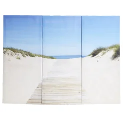 Toile triptyque imprimé plage 80x60cm < Gifi Best