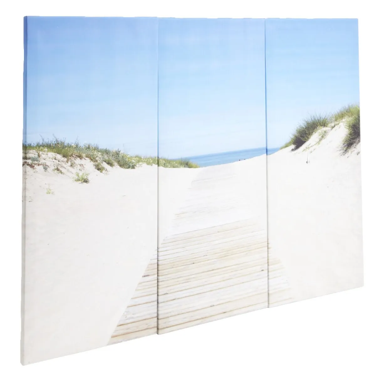 Toile triptyque imprimé plage 80x60cm < Gifi Best
