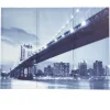 Toile triptyque imprimé pont Manhattan 80x60cm < Gifi Clearance