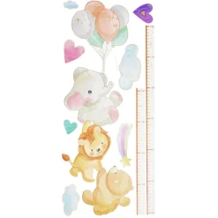 Toise murale décorative papier adhésif enfant L160cm (3 modèles) < Gifi Discount