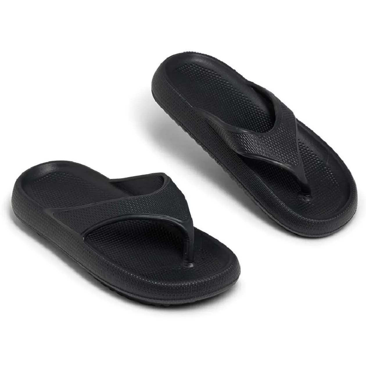Tongs caoutchouc noir 40/41