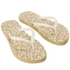 Tongs femme à motifs 36 à 41 (2 modèles léopard ou floral)