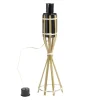 Torche à poser anti-insecte 1 mèche en bambou et métal Ø10xH39,5cm < Gifi Sale