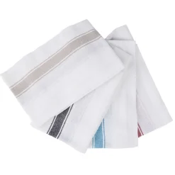 Torchon en coton blanc x4 40x60cm