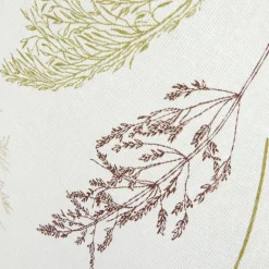 Torchon x2 coton motif végétal blanc et vert sauge 45x65cm < Gifi Outlet