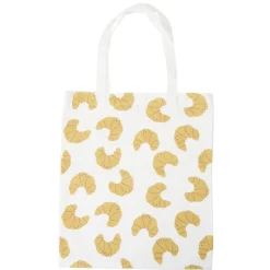 Tote bag polycoton motif déjeuner 36x42cm (2 modèles coffee ou croissant) < Gifi Hot