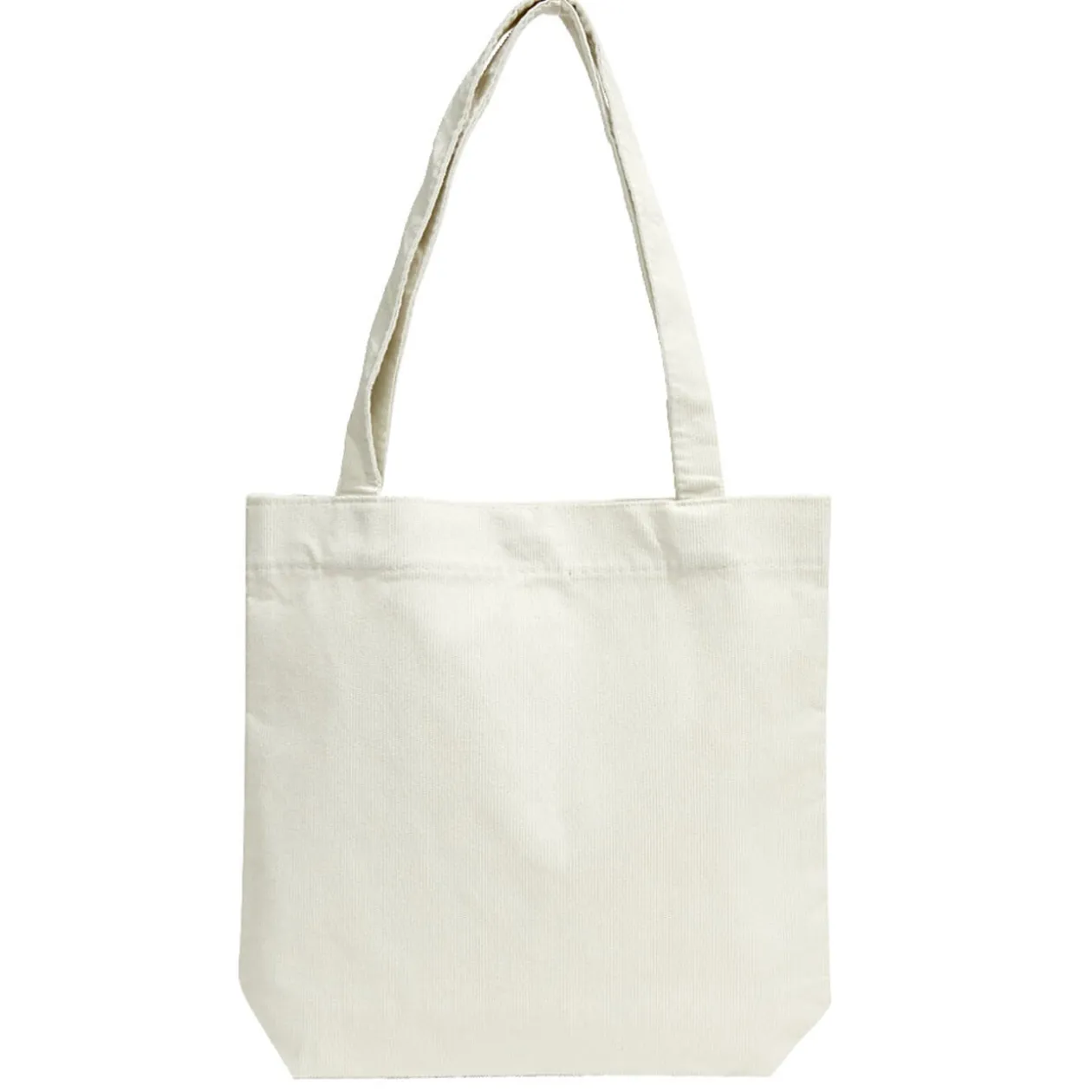 Tote bag velours côtelé 34x8xH32cm (3 modèles)