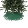 Tour de sapin feutrine motifs ajourés Ø1m - 2 modèles rouge ou vert