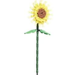 Tournesol fleur à construire H16cm 70 pièces - 4 modèles < Gifi New