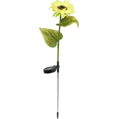 Tournesol pic solaire LED blanc chaud H70cm < Gifi New