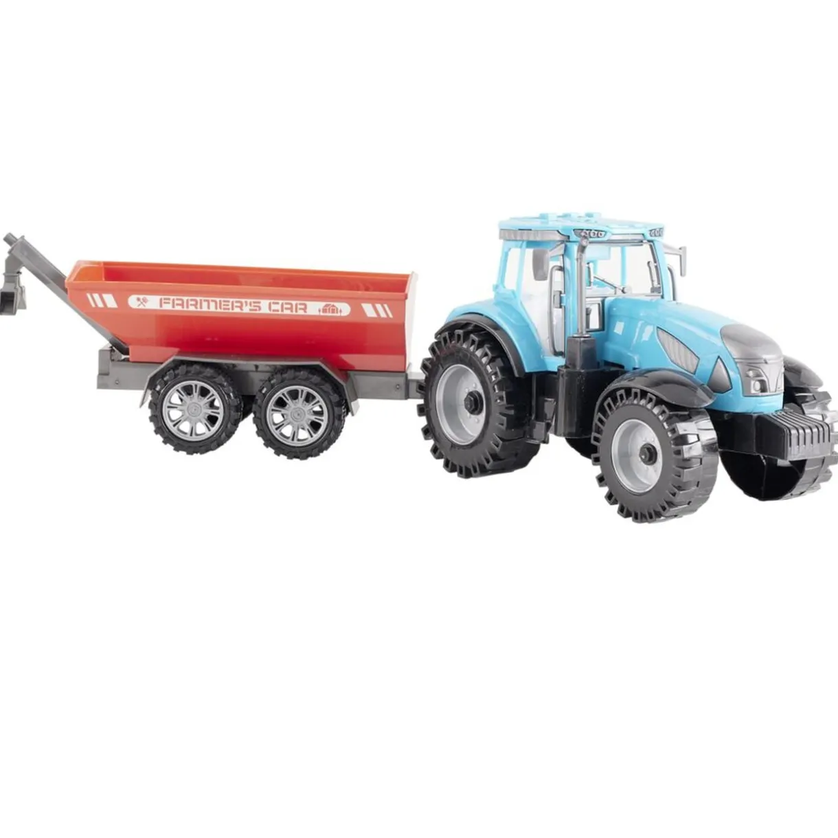 Tracteur avec remorque son et lumière plastique L44cm < Gifi Discount