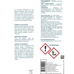 Traitement liquide désinfectant et anti-algues Aquaway 500ml < Gifi Best