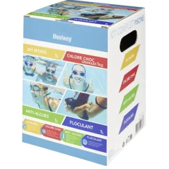 Traitement piscine Chlore choc granulés 1kg floculant 1L anti algues 1L pH moins 1L < Gifi Clearance